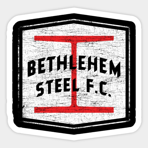 Bethlehem Steel Vintage Tshirt Sticker by zurcnami